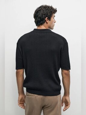 Knitted Polo by Massimo Dutti
